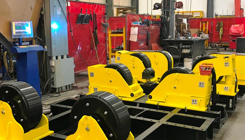 Dav Tank welder 'fit up' system Dav Tank welder 'fit up' system