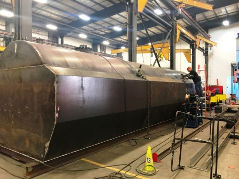 Large Tank being made