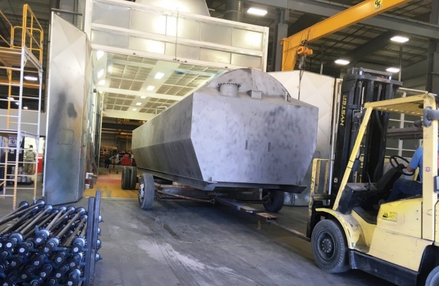 Sand blasted Tank Sand blasted Tank